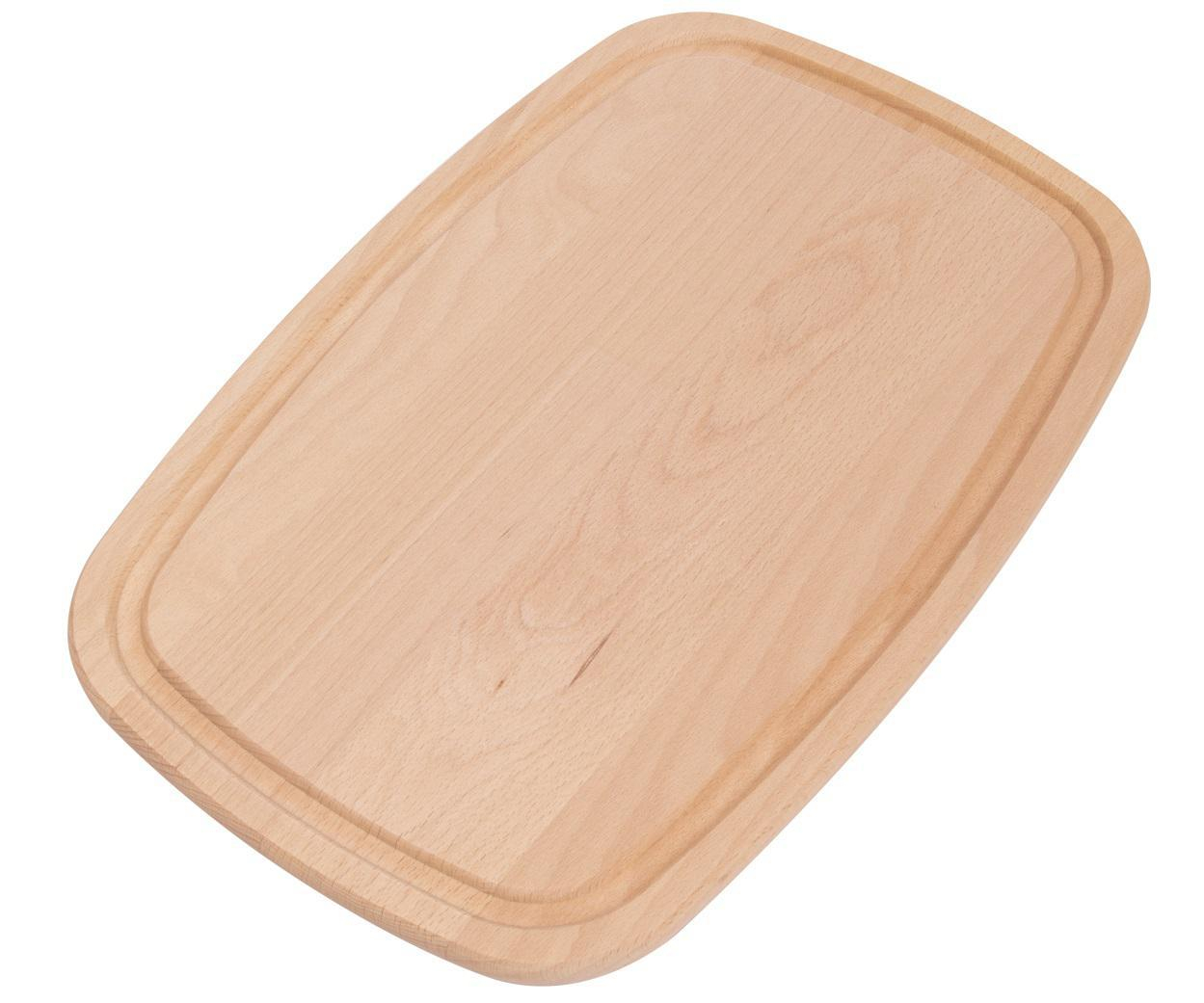 FACKELMANN Deska owalna drewniana 38x26x1,5cm (32340)