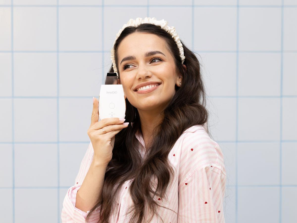 InnoGIO GIOperfect Ultrasonic Skin Scrubber GIO-730 -Peeling kawitacyjny
