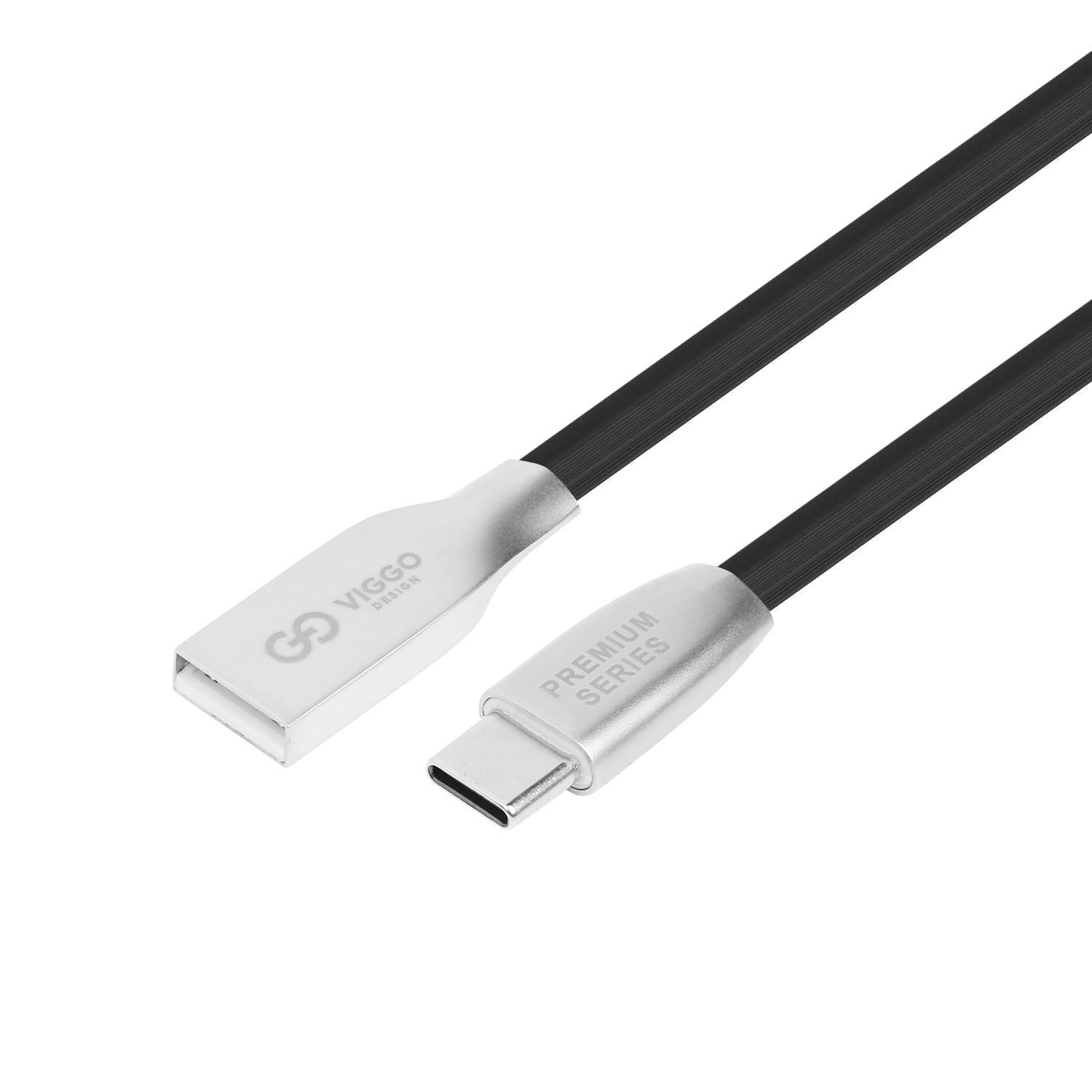VIGGO DESIGN Kabel USB - USB-C VIGGO 1m Czarny