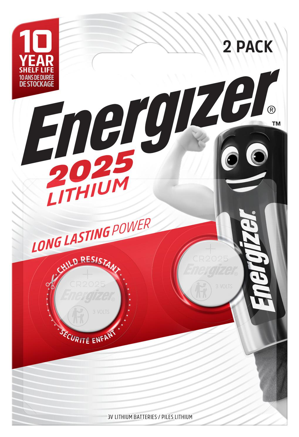 Energizer BATERIA ENERGIZER SPECJALISTYCZNA CR2025 /2 szt.
