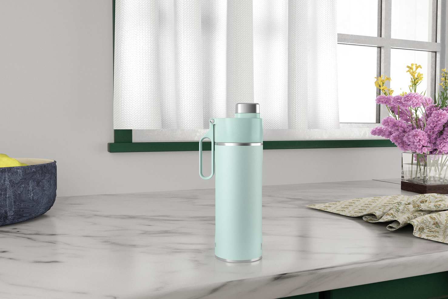 Ninja Butelka na napoje gazowane Thirsti miętowy 700ml DW2401EUUKM