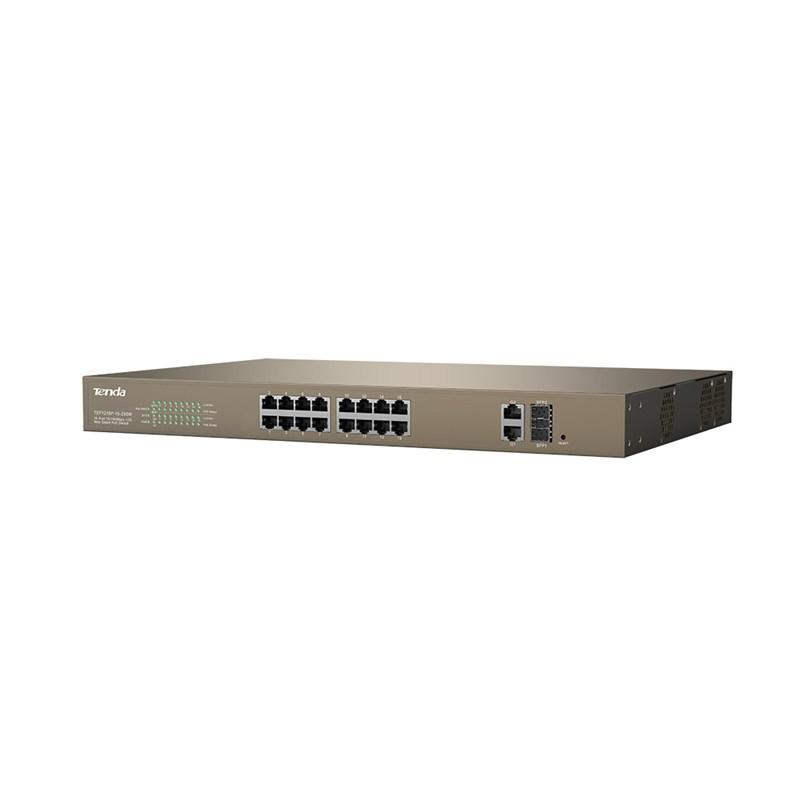 Wsparcie dla PoE+ w Tenda TEF1218P-16-250W