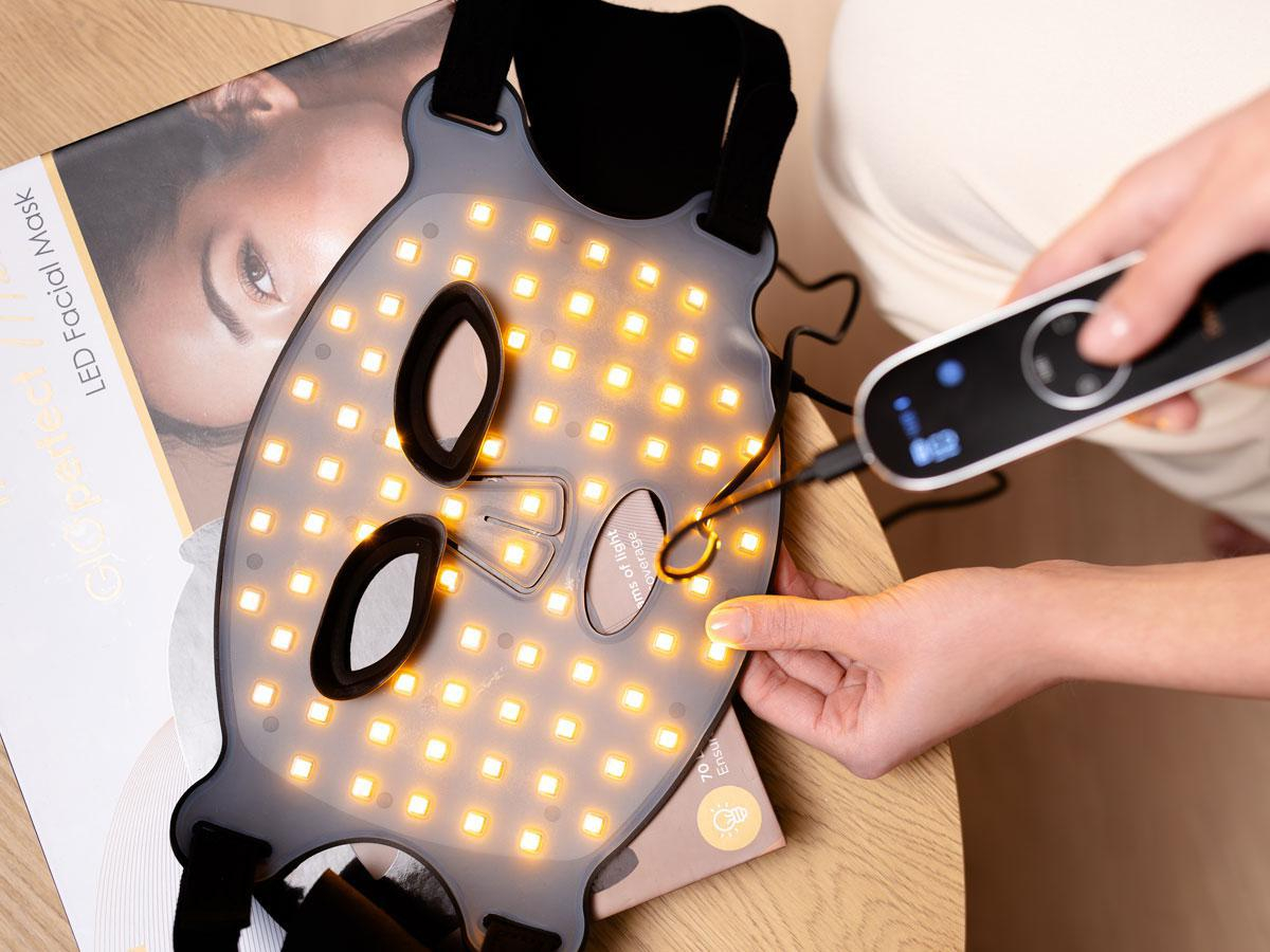 InnoGIO GIOperfect Mask LED GIO-780 - Maska kosmetyczna LED do twarzy