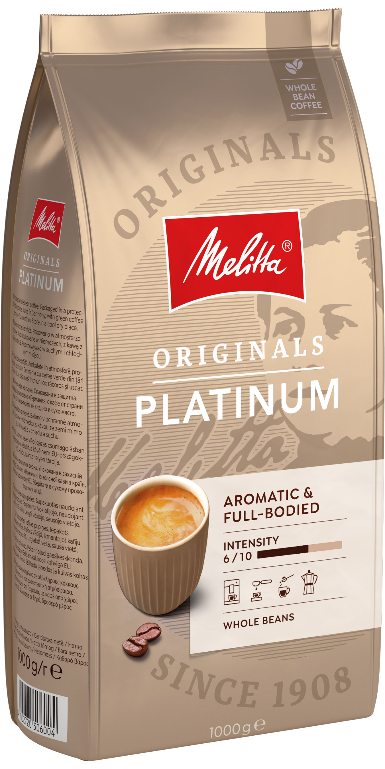 Melitta Kawa Melitta Originals Platinum 1000g