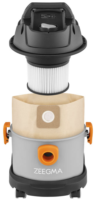 ZEEGMA Odkurzacz przemys Zeegma Zonder Pro Compact Graphite