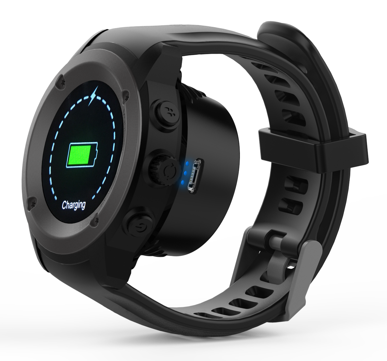 Maxcom SMARTWATCH MAXCOM FitGO FW17 Power Czarny #