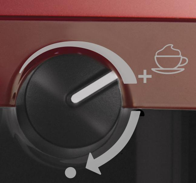 BREVILLE PRIMA LATTE CZERWONY VCF046X