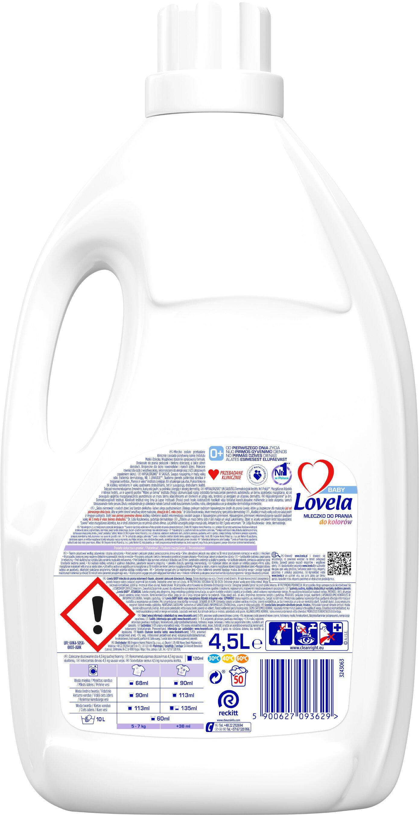 LOVELA Baby Płyn do Prania Color 4,5l