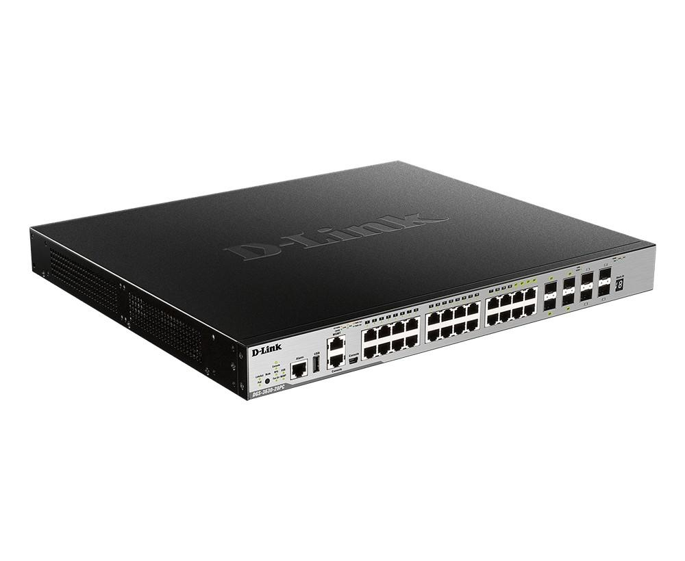 D-Link DGS-3630-28PC/SI 20GE 2xSFP 2xSFP+