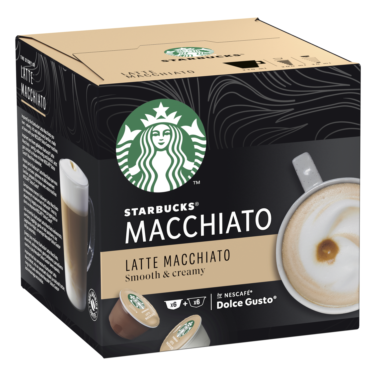 STARBUCKS Kawa kapsułkowa STARBUCKS Latte Macchiato do Dolce Gusto 6 s