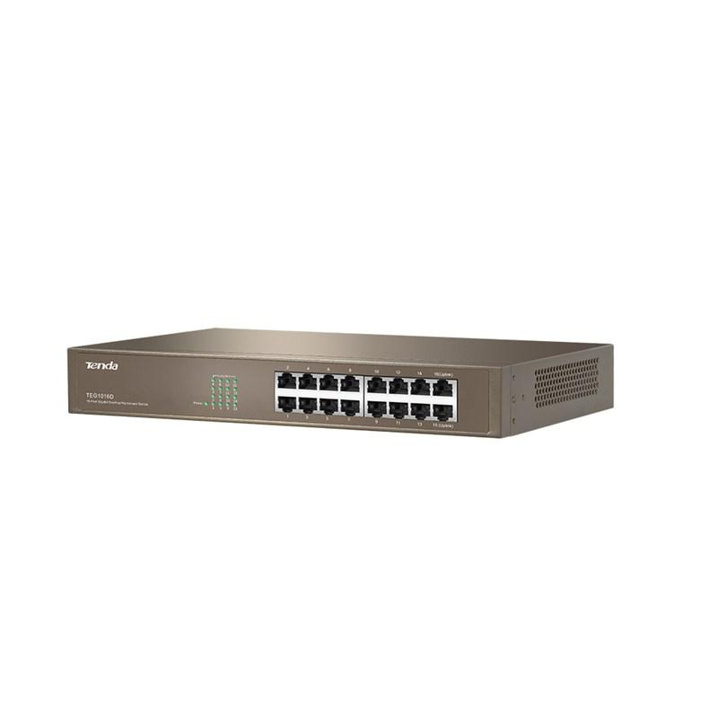 Tenda TEG 1016D 16-portowy Gigabitowy RJ45 10/100/1000 Mb/s