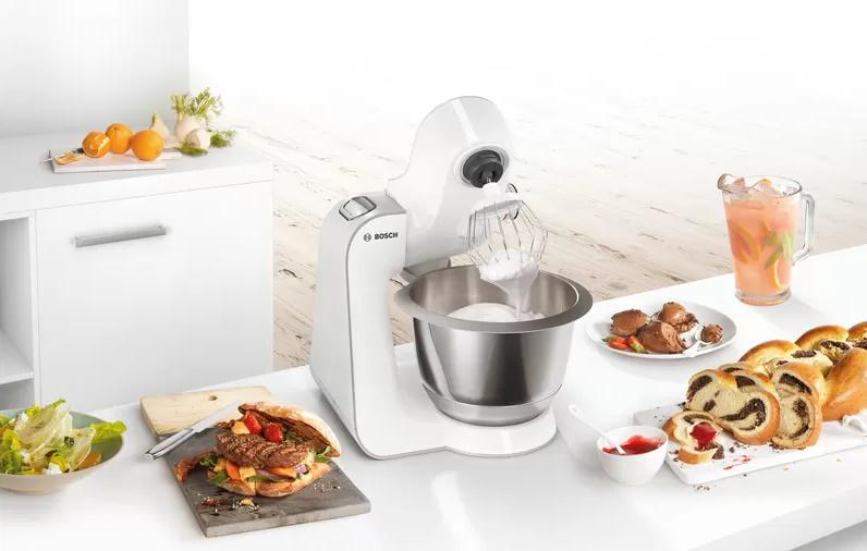 Bosch Robot kuchenny MUM58258 Serie 4 Biało-srebrny