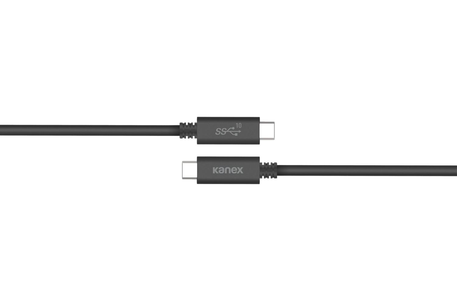 KANEX Kabel KANEX USB-C USB-C DŁ.1M (czarny)