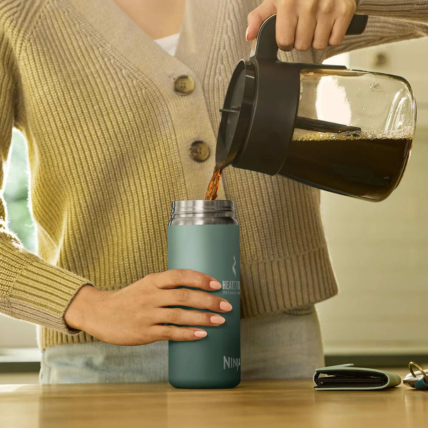 Ninja Termos Sip Perfect zielony 400ml