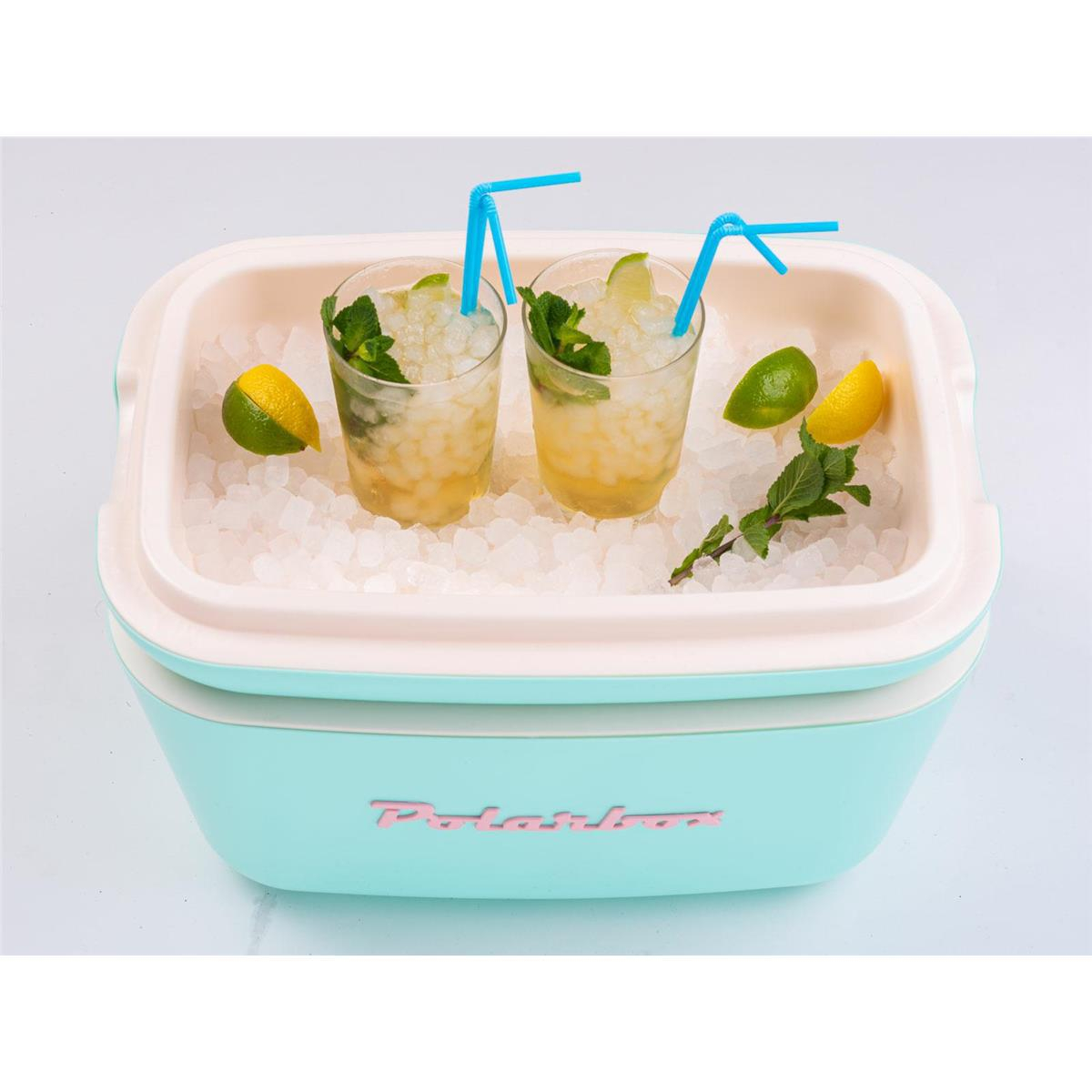 POLARBOX Lodówka turystyczna Polarbox Cyan – Baby Rose classic 20L