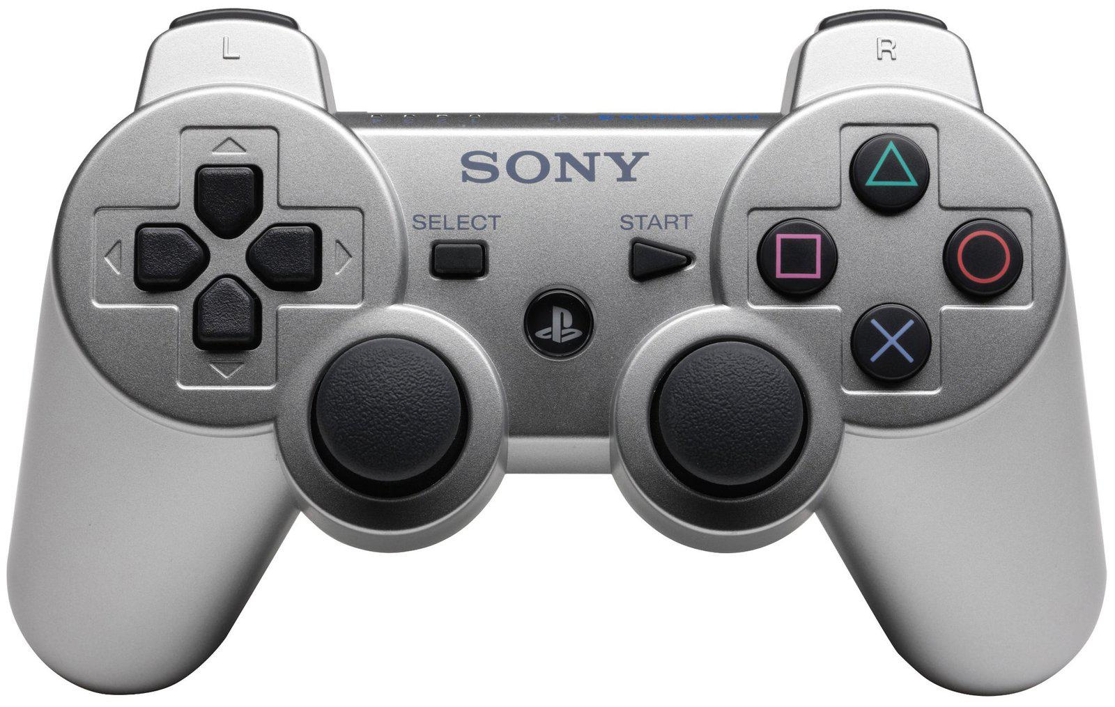 Sony DualShock3 srebrny