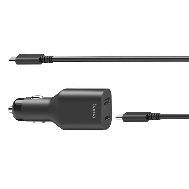 Hama ZASILACZ SAMOCHODOWY DO NOTEBOOKA USB-C, 5-20V/70W #
