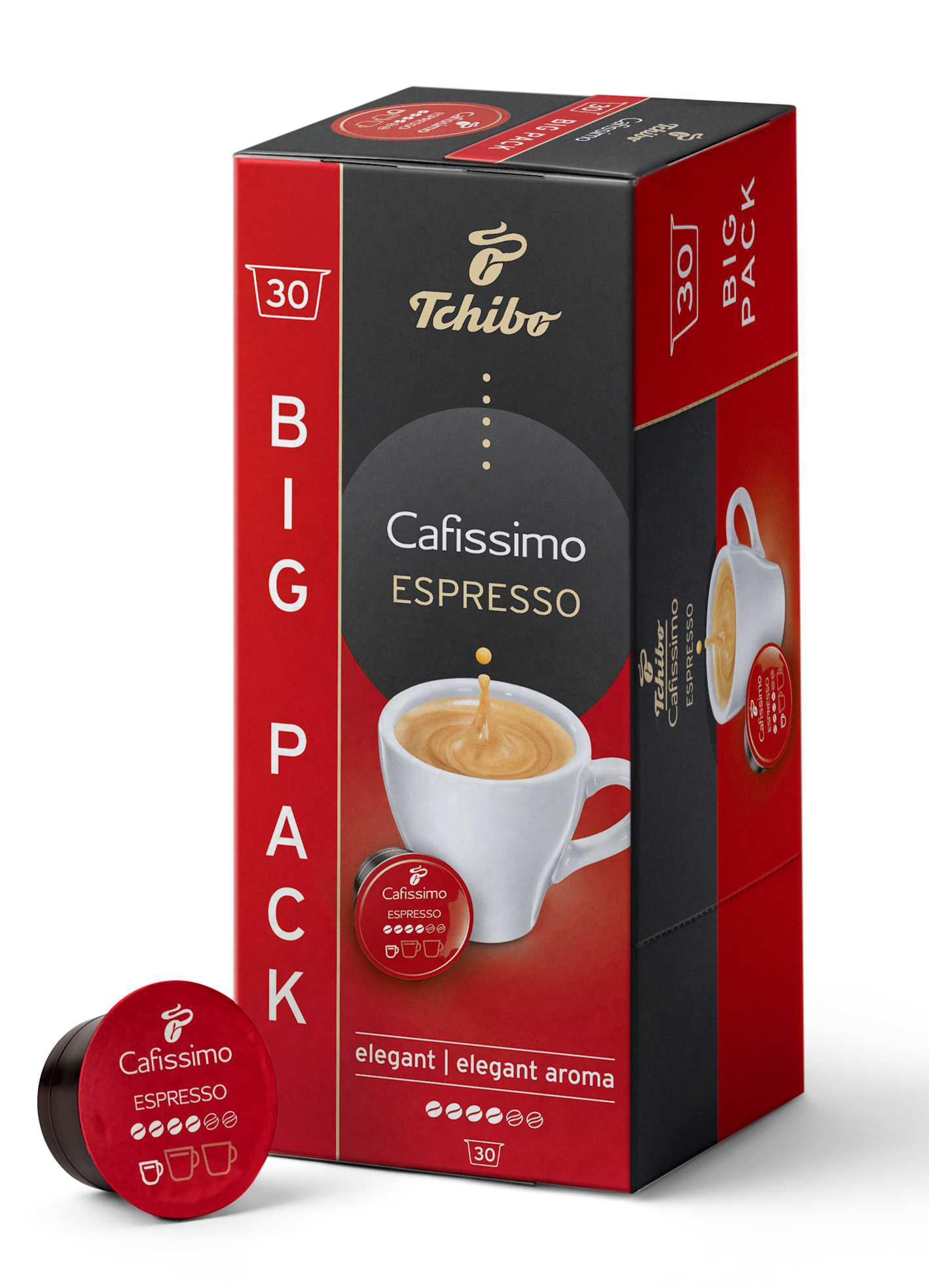 Tchibo KAPSUŁKI CAFISSIMO Espresso Elegan 30 KAPSUŁEK