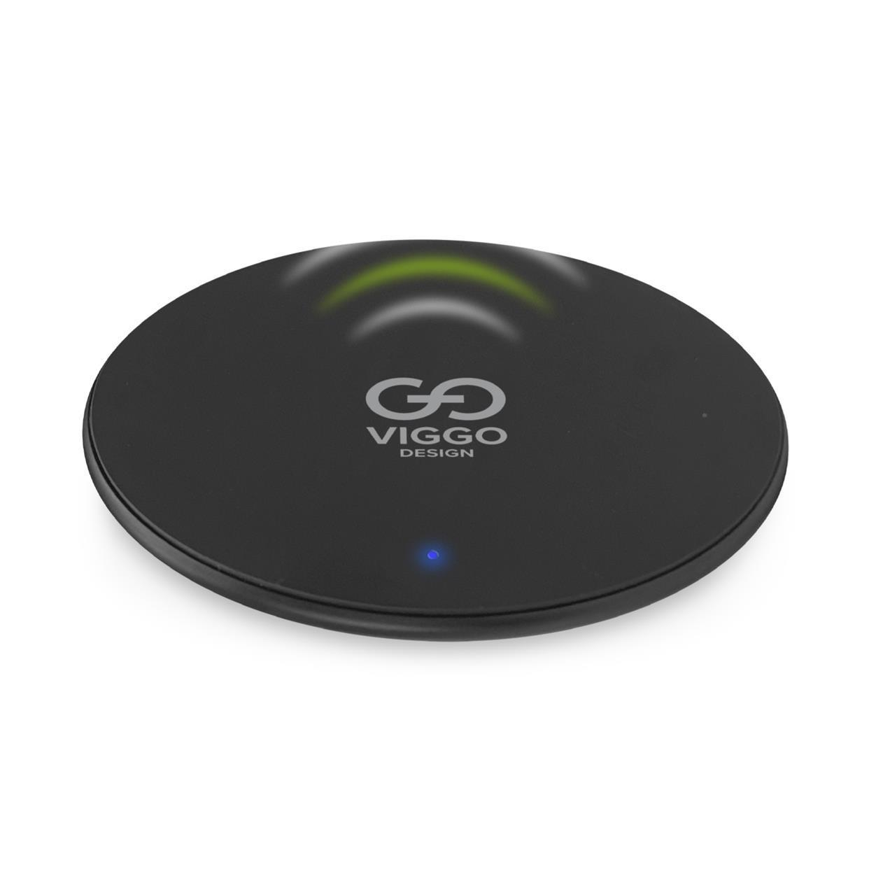 VIGGO DESIGN Ładowarka bezprzewodowa VIGGO PREMIUM 15W czarna