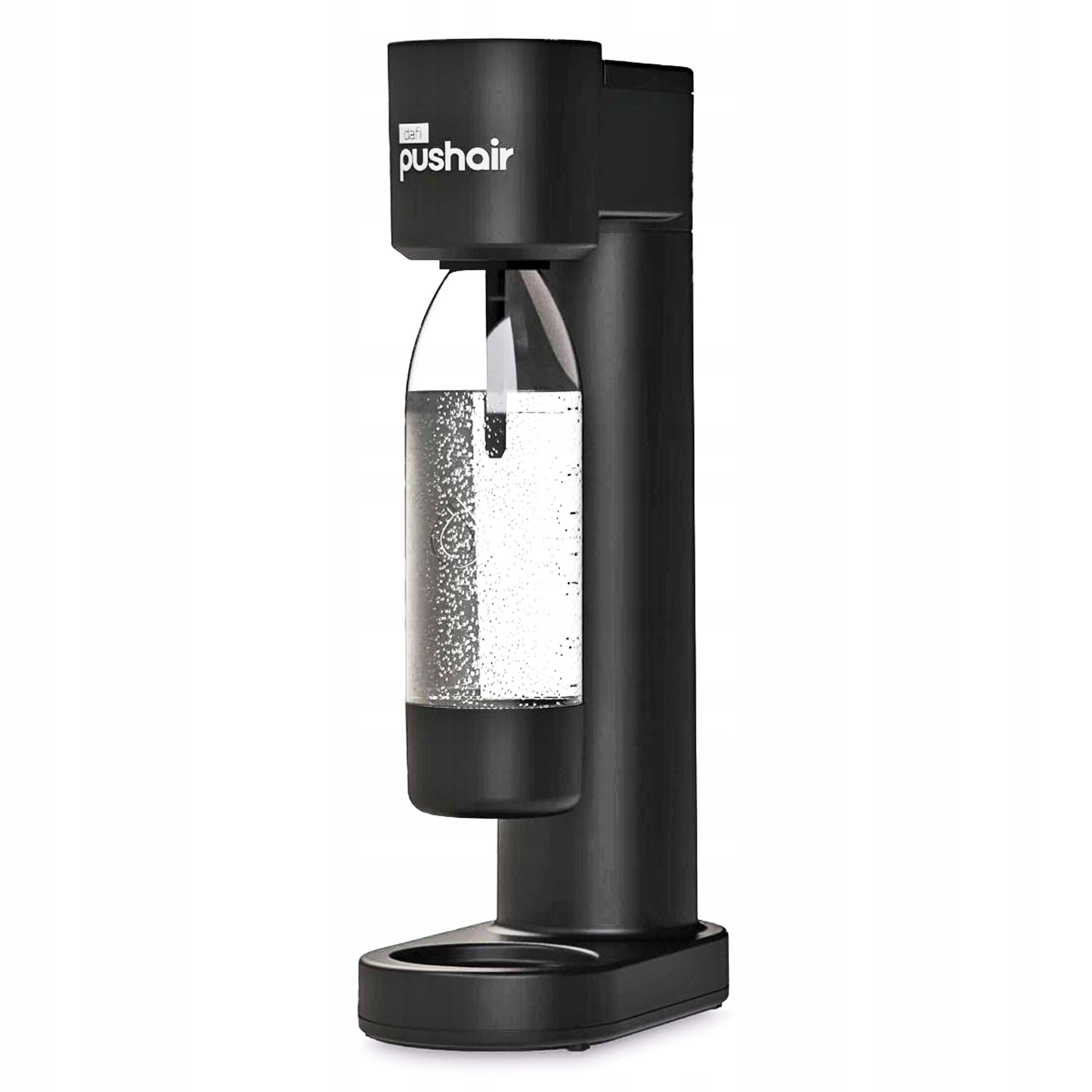 Dafi PUSHAIR SATURATOR Z NABOJEM CO2 + 2 BUTELKI 0,7 - CZARNY