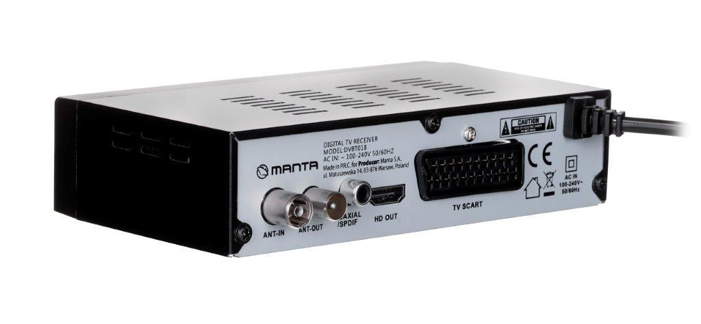 Manta TUNER DVB-T2 MANTA DVBT018