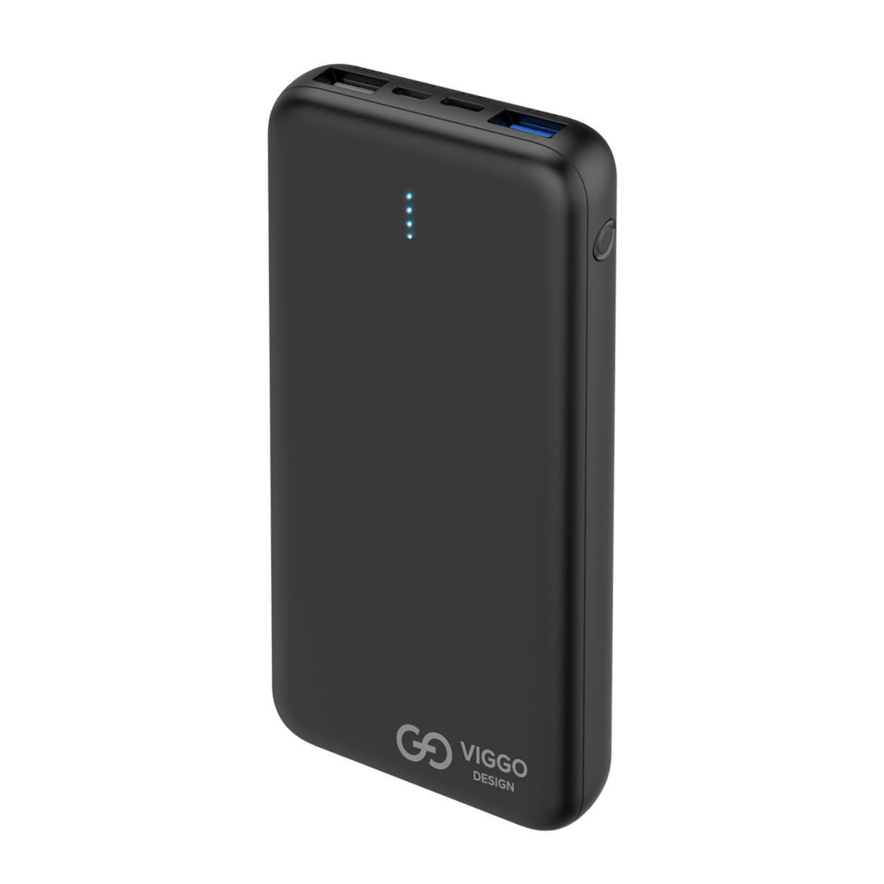 VIGGO DESIGN POWERBANK VIGGO 10.000 mAh USB-C Czarny