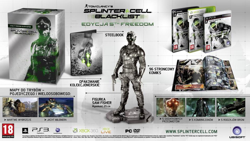 Ubisoft SPLINTER CELL 6: Black List-5th Freedom PS3