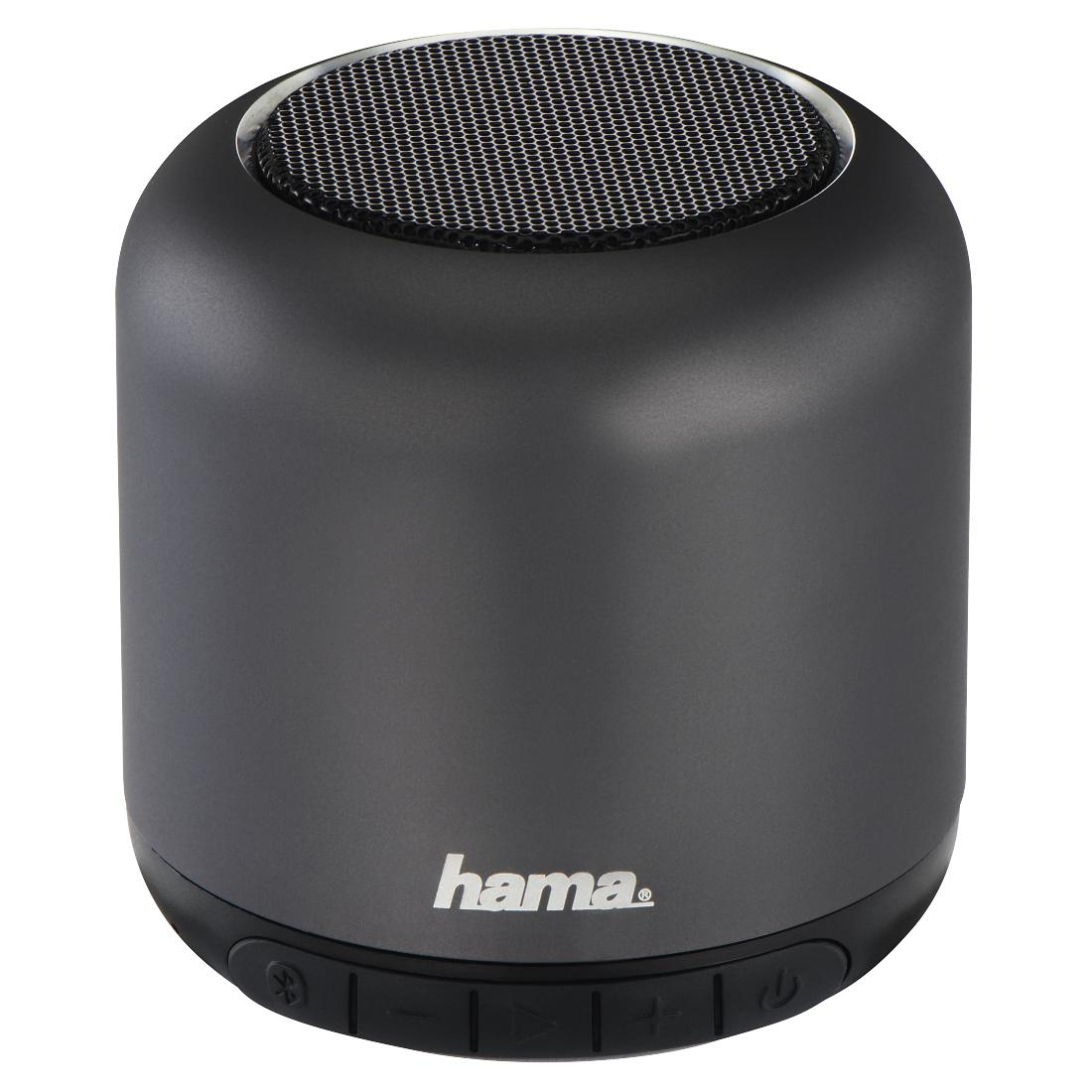 Hama GŁOŚNIK BT HAMA STEEL DRUM Antracyt