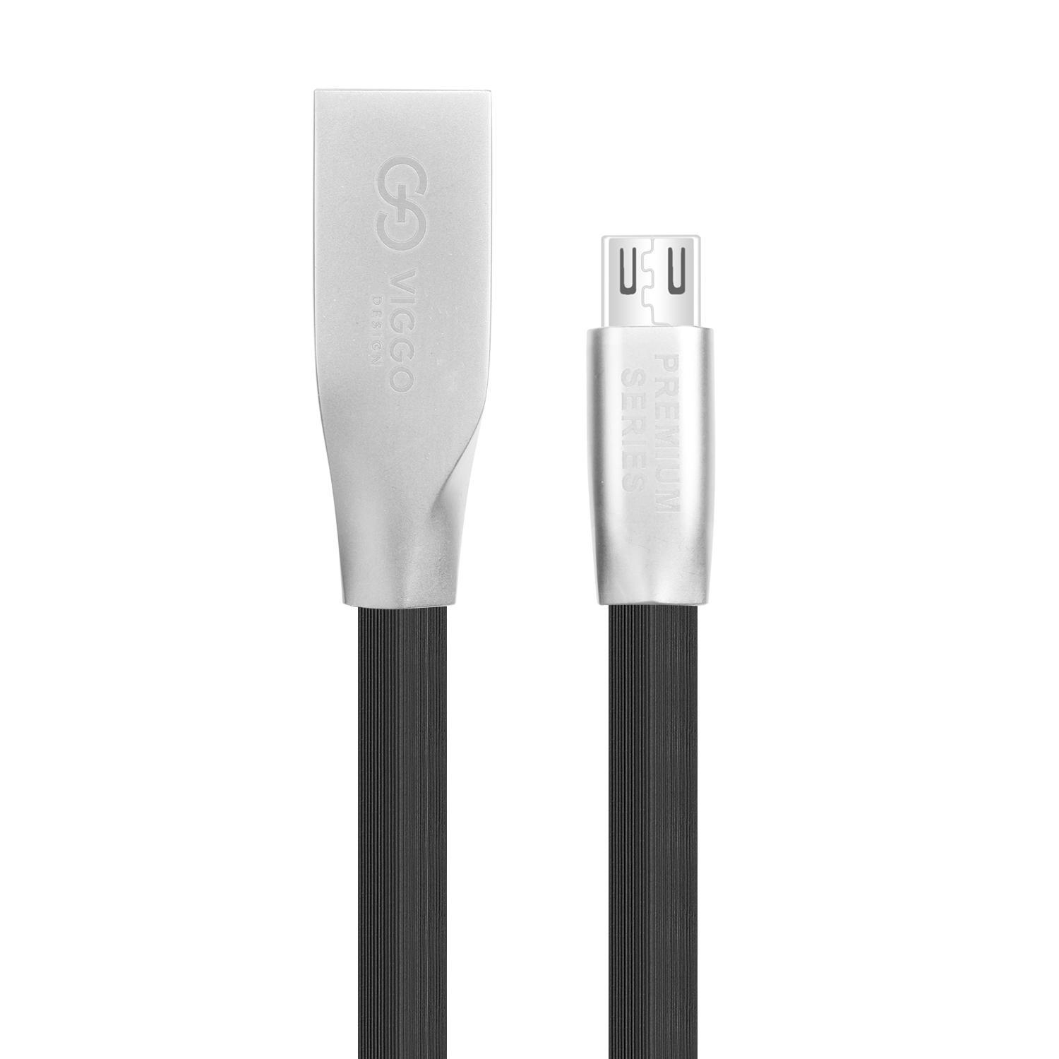 VIGGO DESIGN USB-microUSB 1m Czarny