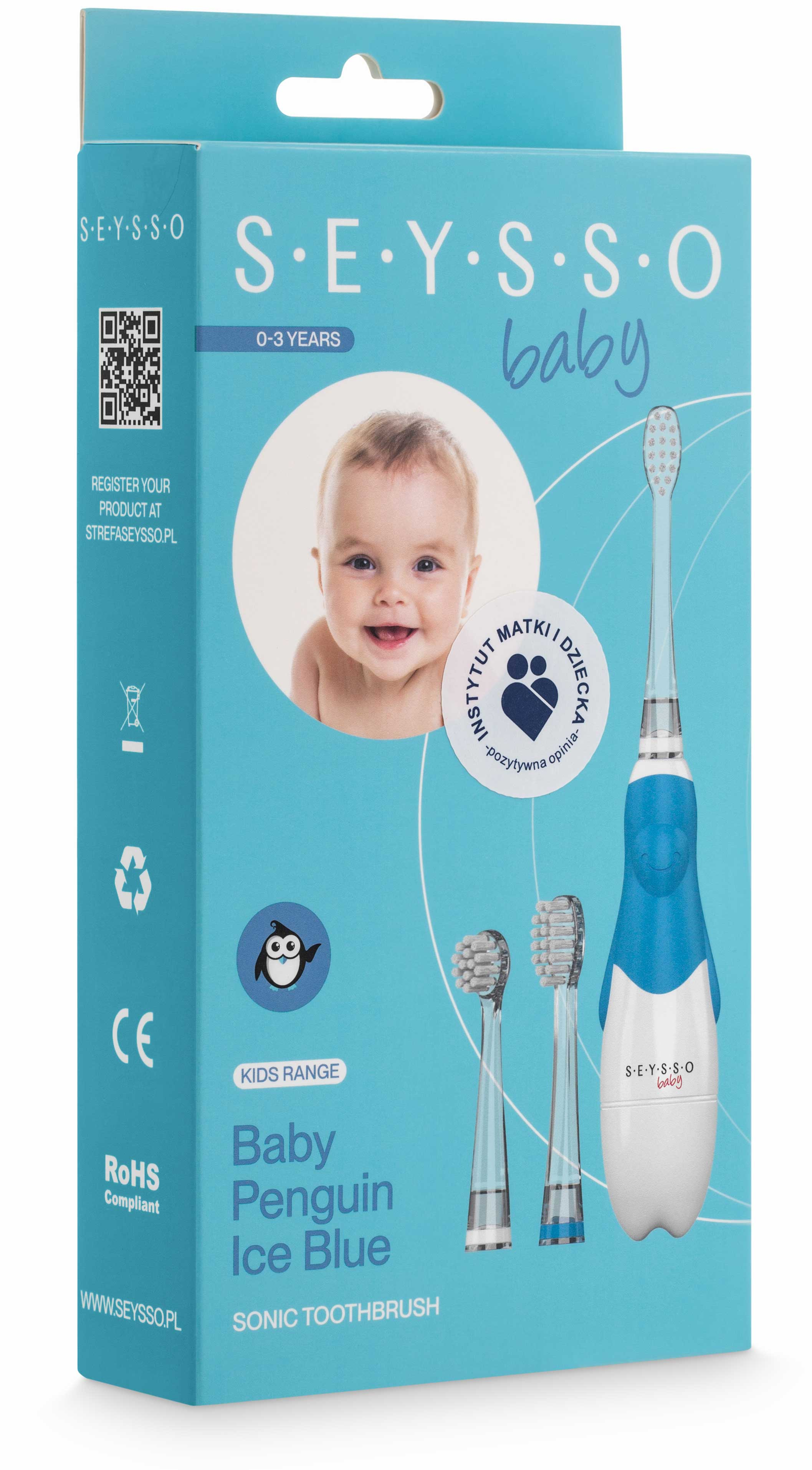 Seysso SEYSSO KIDS BABY PENGUIN ICE BLUE SZCZOT. SON.
