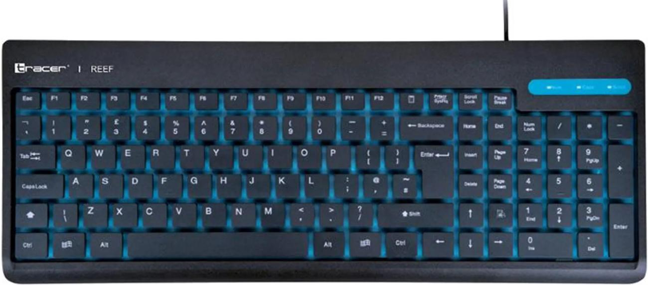Tracer KLAWIATURA PRZEWODOWA TRACER Reef TRAKLA45234 USB