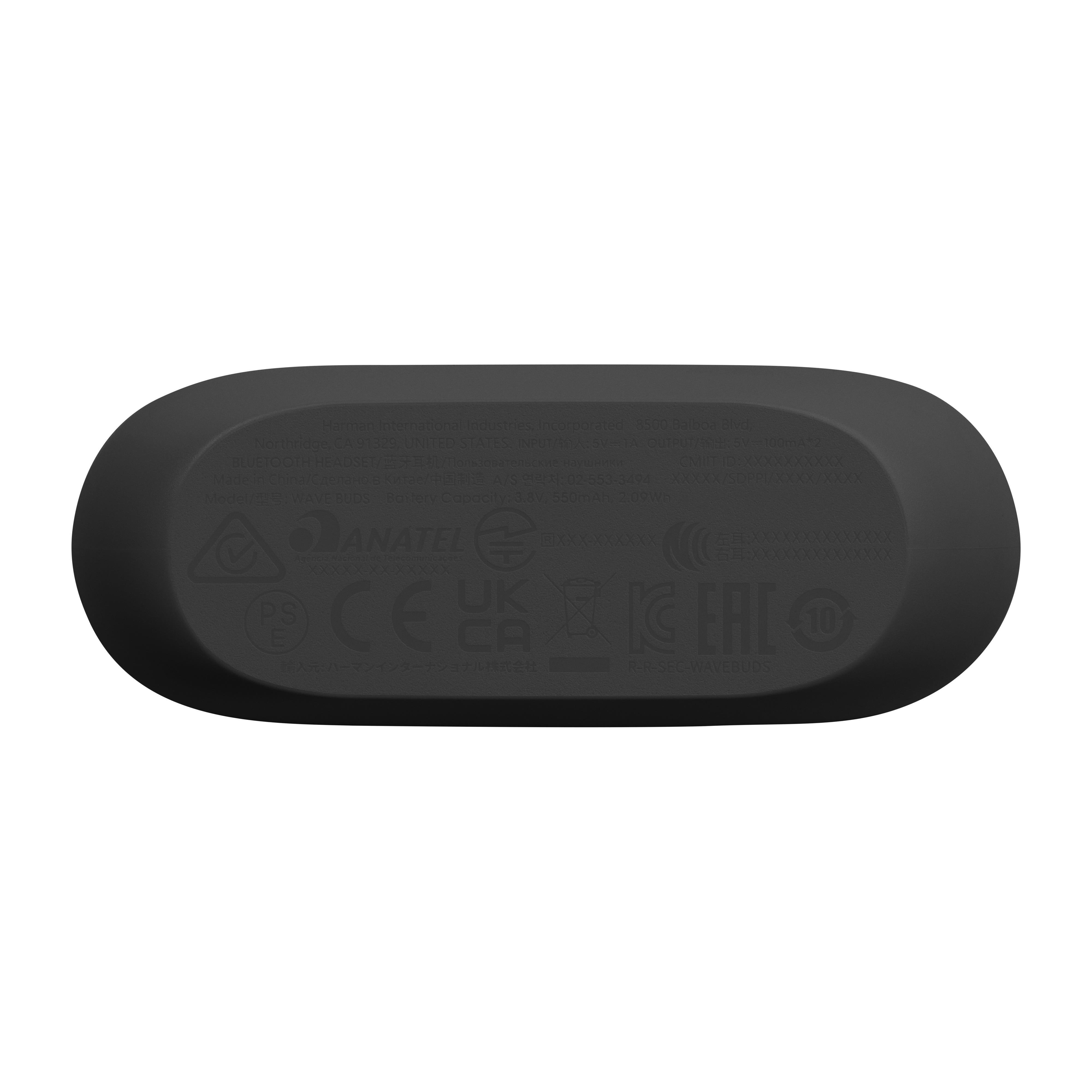 JBL Słuchawki Dou. BT TWS JBL WAVE BUDS Czarne