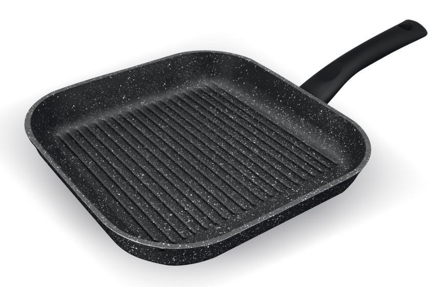 Lamart Patelnia grillowa ROCK 26cm ( LT1140)