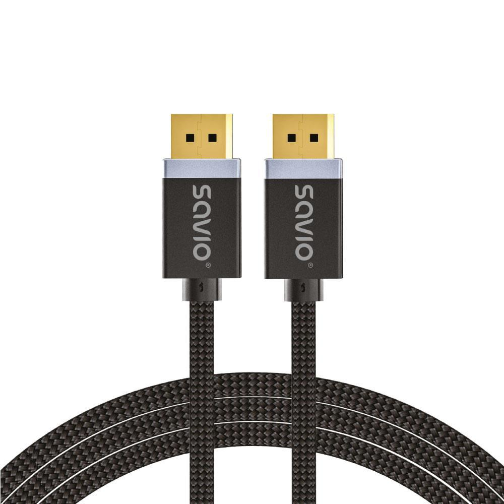 SAVIO Kabel DisplayPort (M) – DisplayPort (M) v1.4, CL-165, 1mb