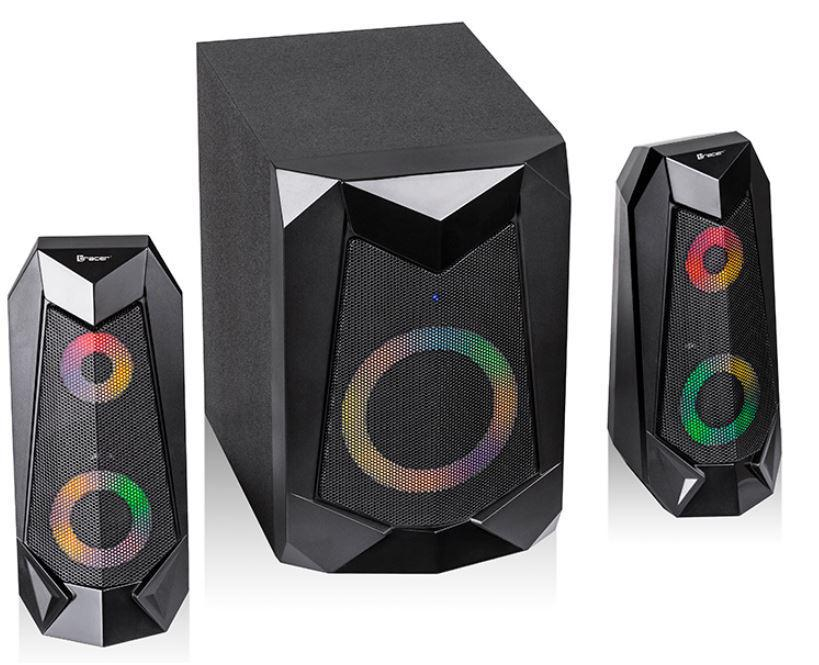 Tracer GŁOŚNIKI PC TRACER 2.1 HI- CUBE RGB Flow Bluetooth