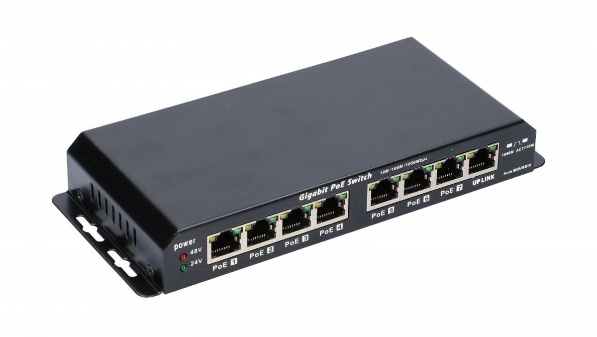 ExtraLink Gigabit PoE 8-7 port 24V 60W EX.1025