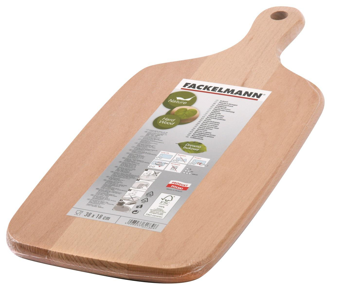 FACKELMANN Deska drewniana 38x18x1,5cm (31730)