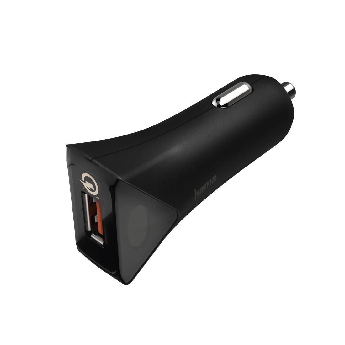 Hama ŁADOWARKA SAMOCHODOWA 1xUSB QC 3.0 CZARNA #