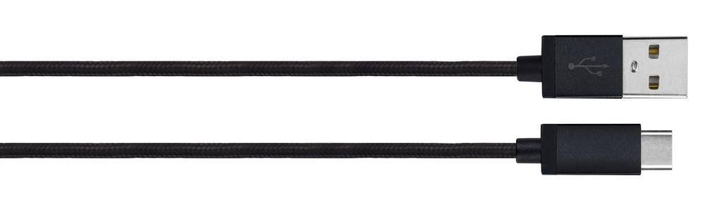 Brak KABEL USB - USB-C 1.8M XQISIT czarny