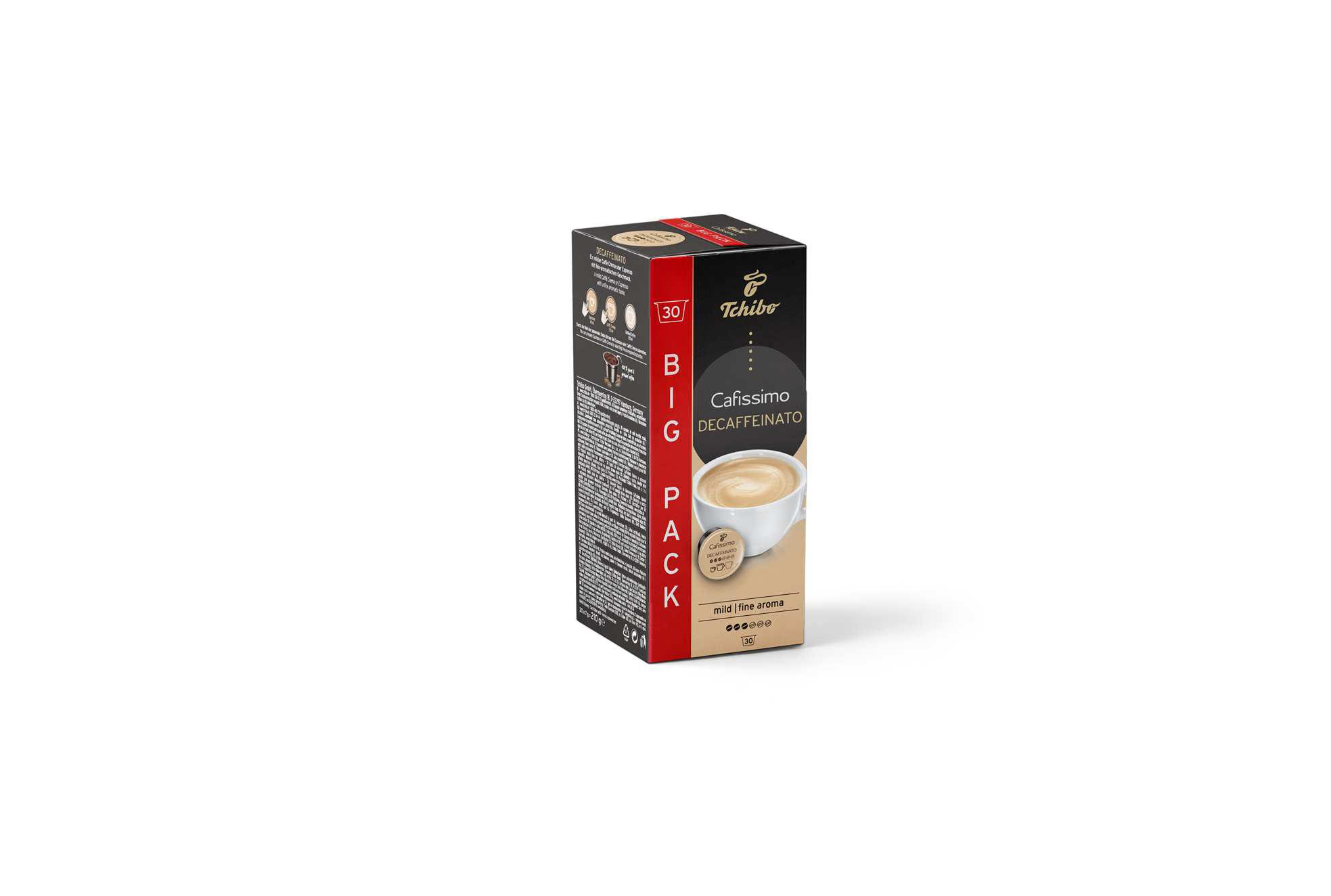 Tchibo KAPSUŁKI CAFISSIMO Caffe Decaffeinato 30 KAPSUŁEK