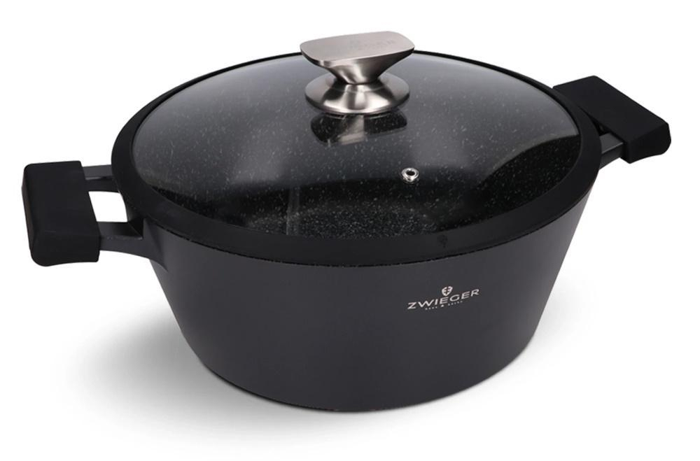 Zwieger BLACK STONE Garnek z pokrywką 28 cm