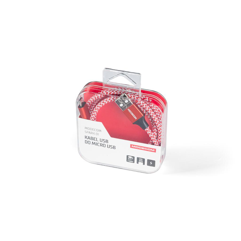 MODECOM Kabel USB-microUSB 1M CAB-MC-SPARK-01