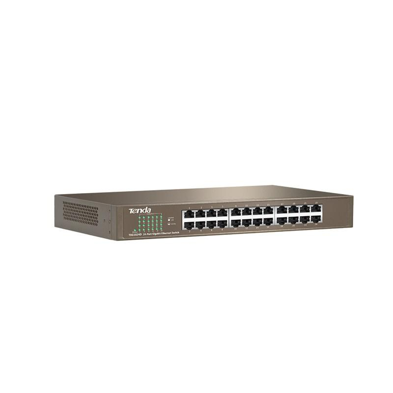Tenda TEG 1024D 24-portowy Gigabitowy RJ45 10/100/1000 Mb/s
