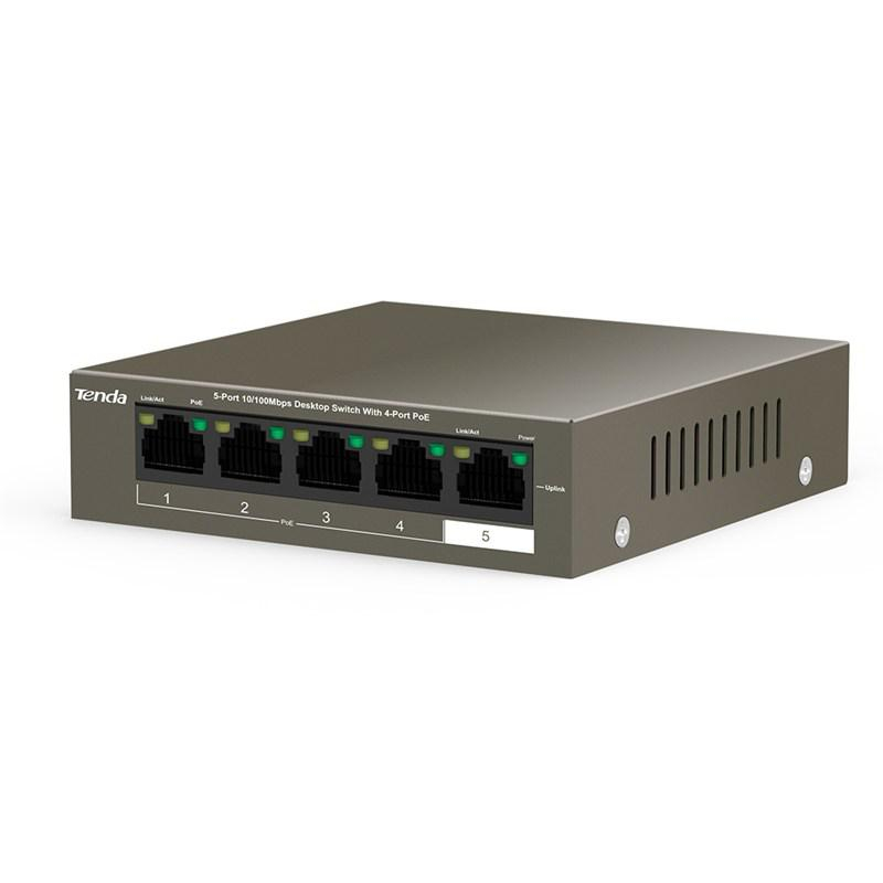 Tenda TEF1105P-4-63W 5-portowy RJ45 Base-TX 10/100 Mb/s
