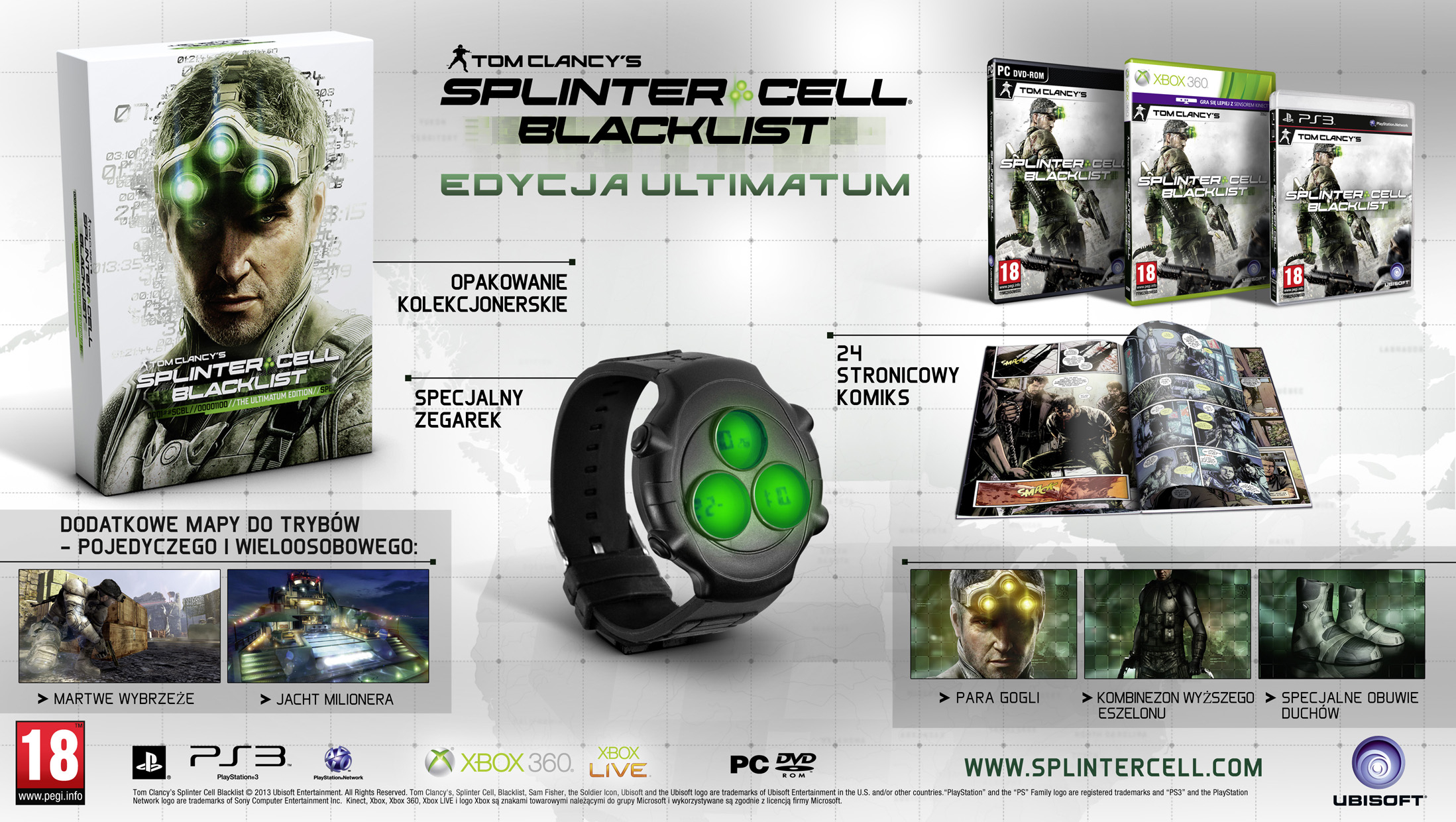 Ubisoft SPLINTER CELL 6: Black List-Ultimatum PS3