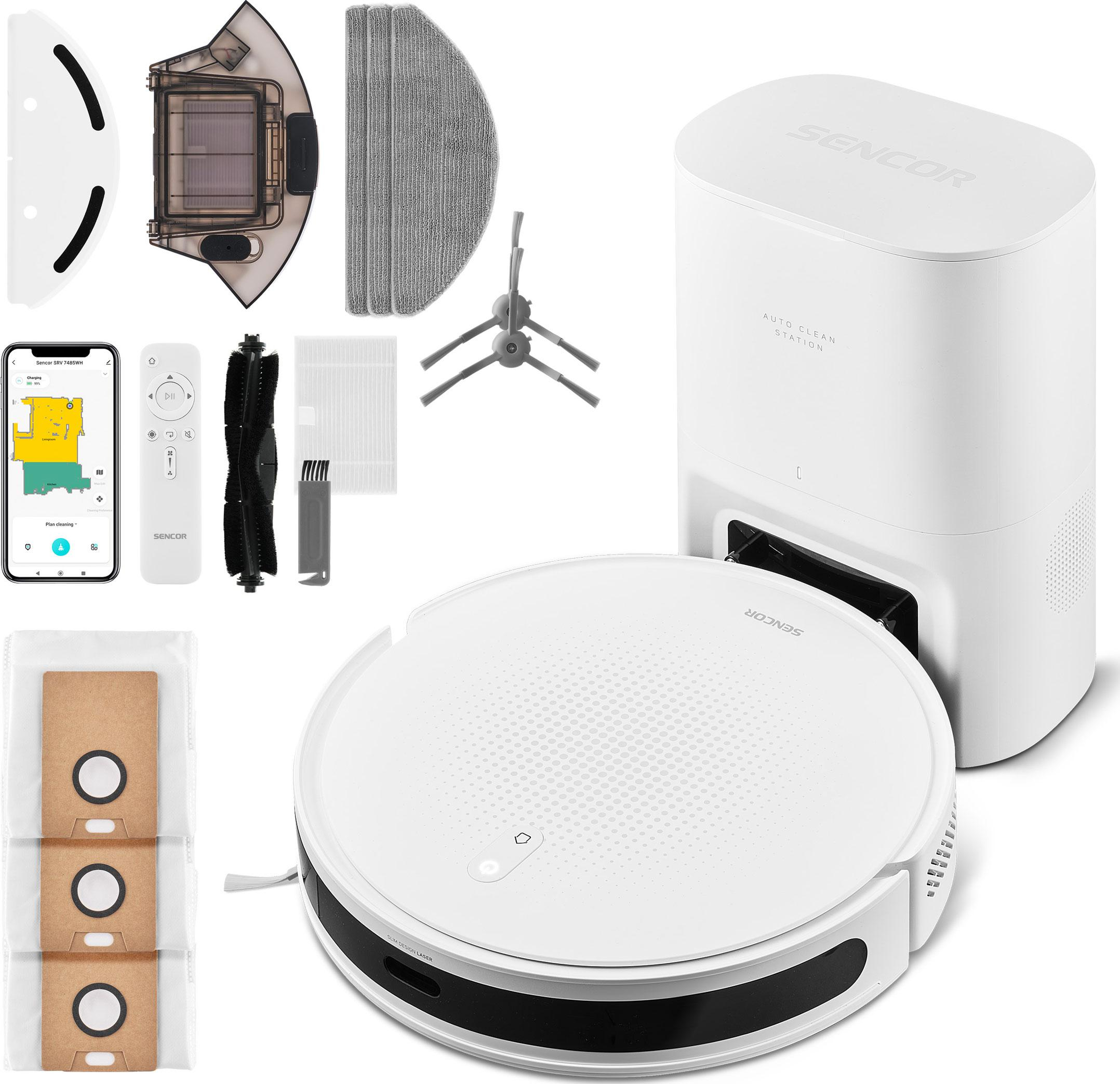 Sencor Robot sprzątający Sencor SRV 7485WH