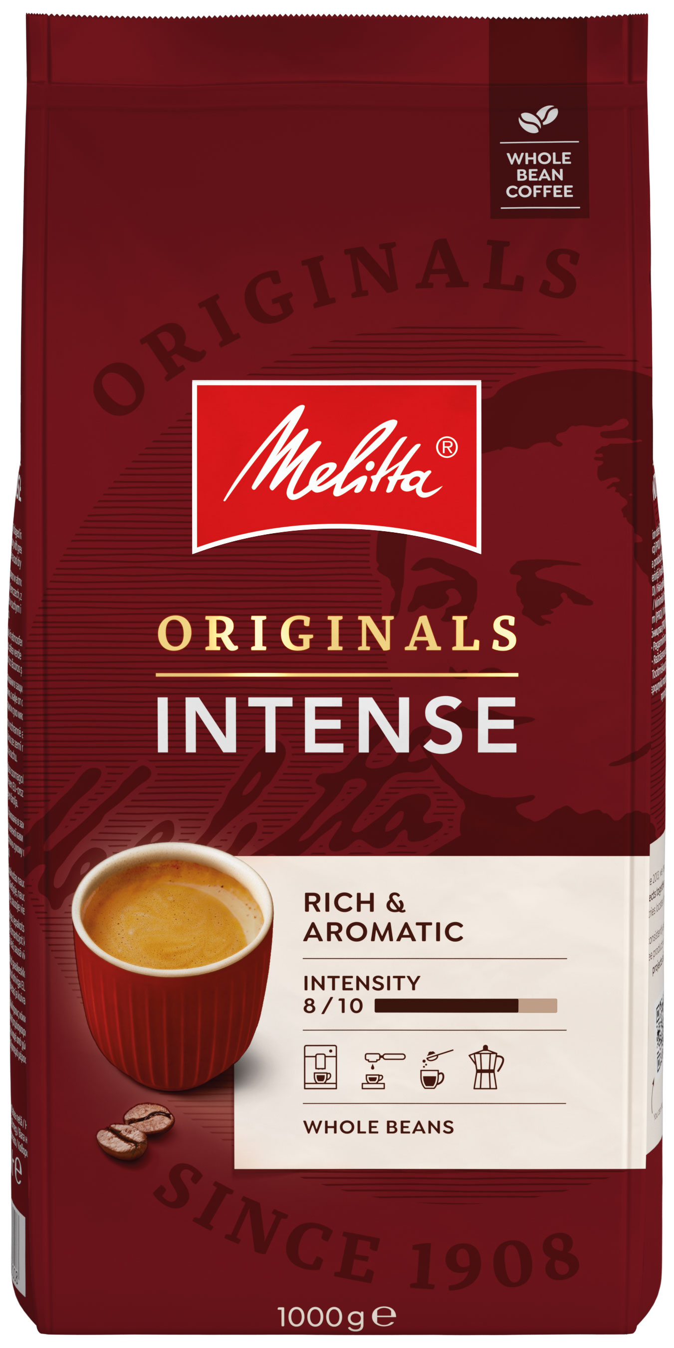 Melitta Kawa Melitta Originals Intense 1000g
