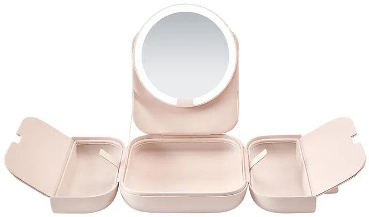 Amiro AMIRO Lusterko CubeS Magnetic Bag Różowe