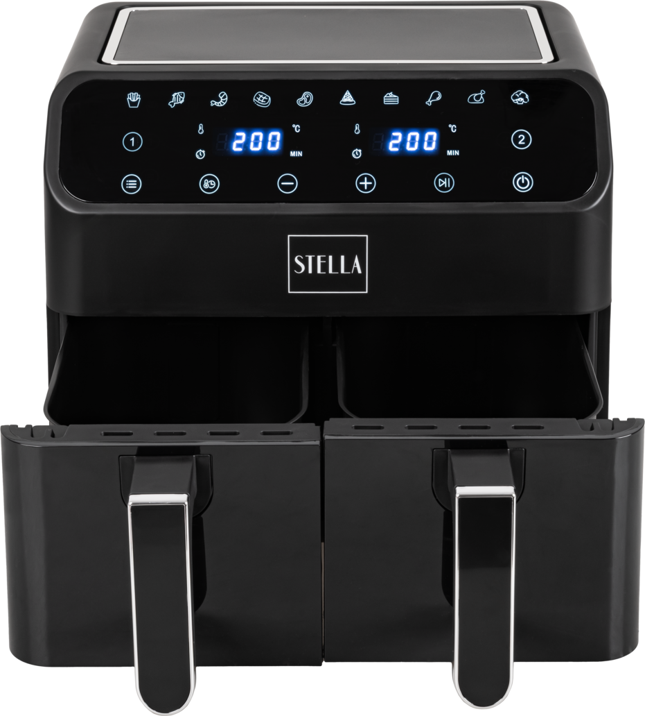 STELLA AIR FRYER STELLA STAF 2000-8D-C dual