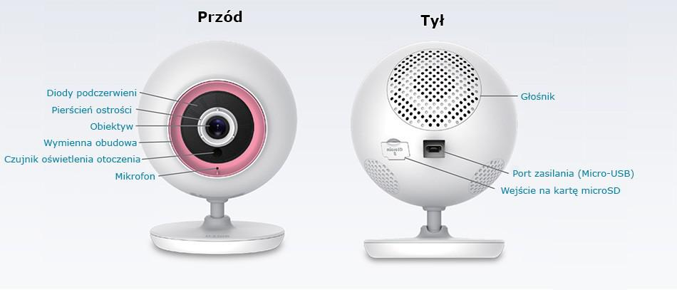 D-Link Niania ele. z kamerą EyeOn Baby Junior+ DCS-820L